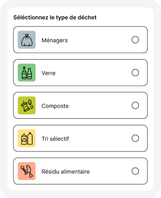 Types de déchets